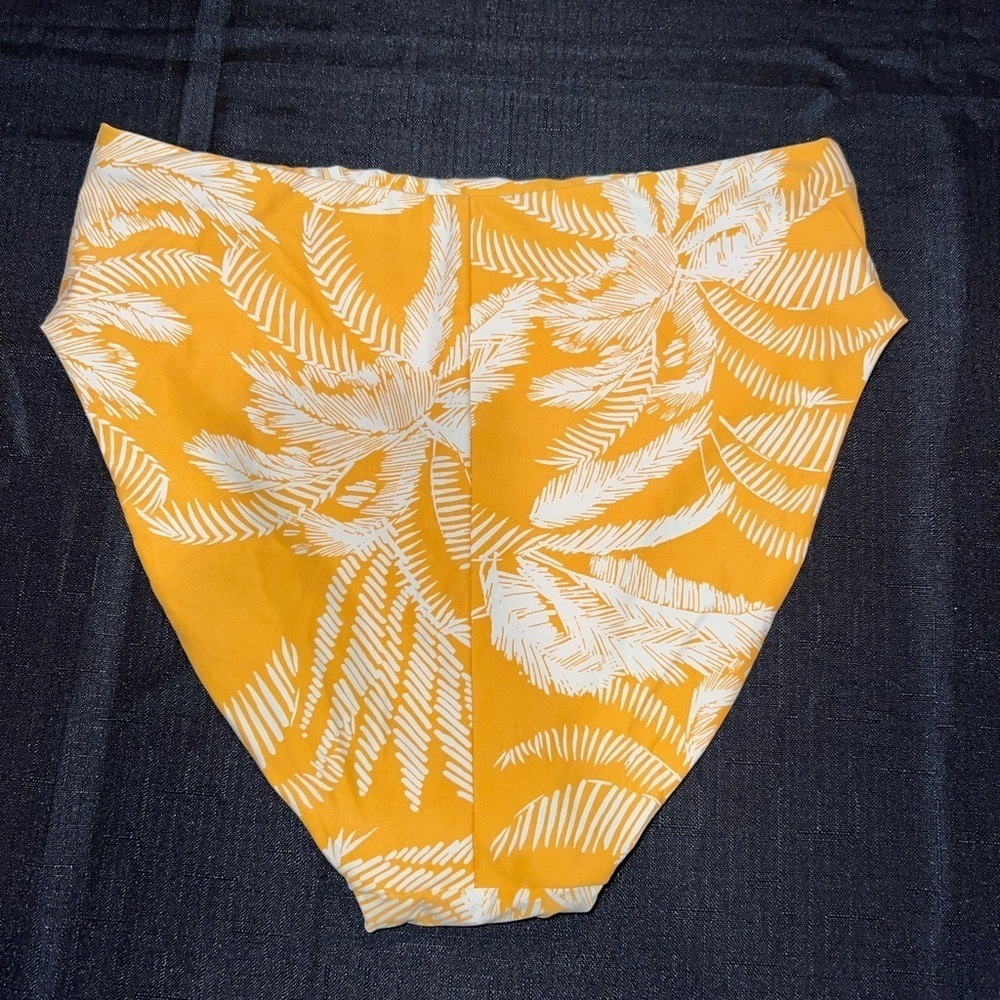 Robin Piccone High Waist Bikini Bottoms, yellow bikini bottom, bikini bottom - Picture 3 of 5